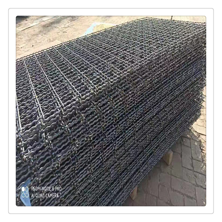 遼寧煤礦軋花編織網煤礦井支護網圖片2